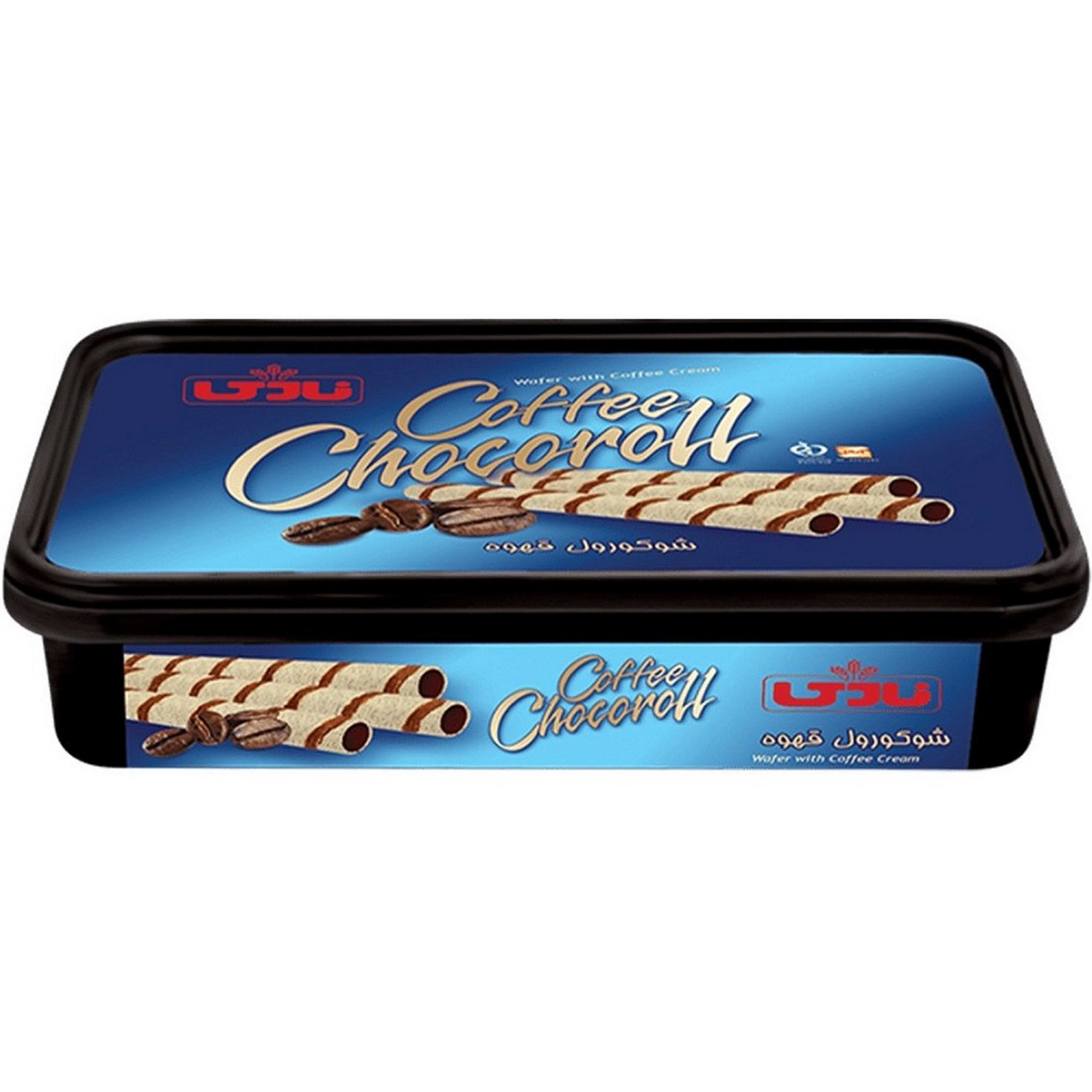 نادی شوکو رول قهوه ظرفی 250گرم